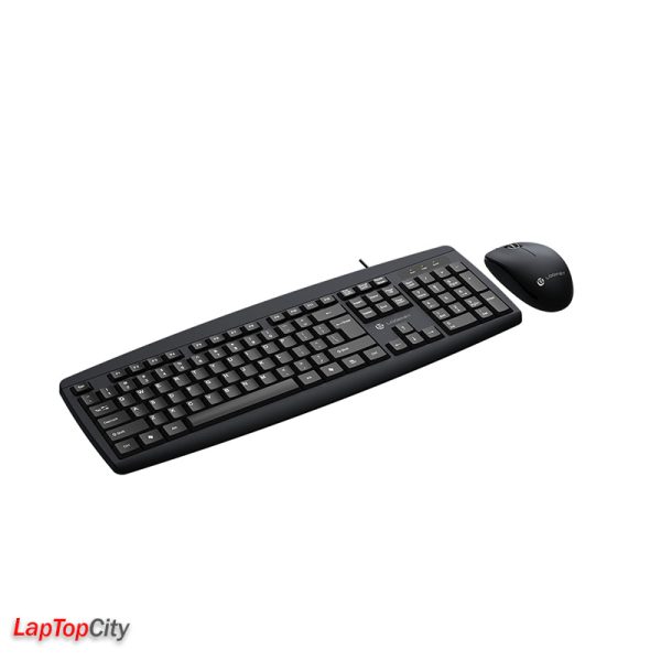 کیبورد و ماوس با سیم لاجی کی مدل KM113B، سوییچ ممبران، Full-Size
