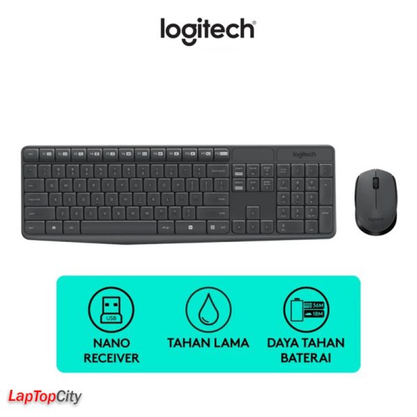کیبورد و ماوس بی سیم Logitech MK235B