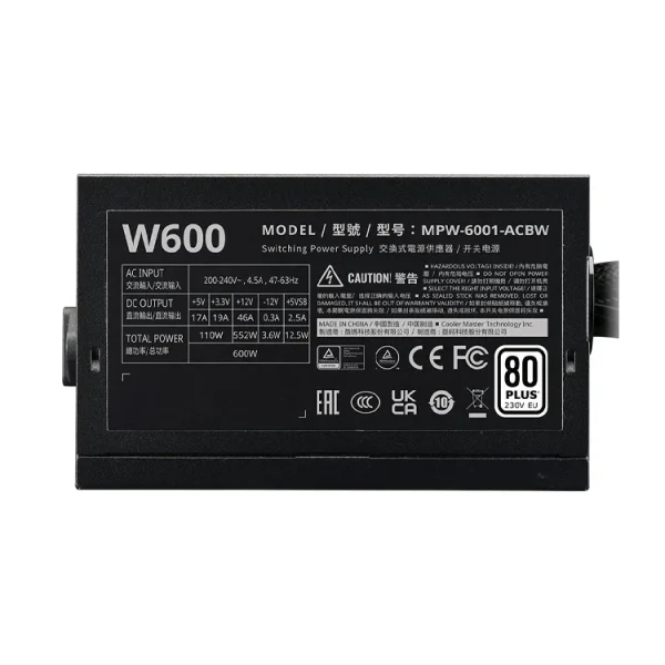 پاور کولرمستر Cooler Master ELITE NEX 600W