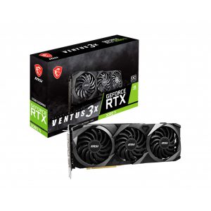 کارت گرافیک ام اس آی مدل RTX 3080TI Ventus 3X حافظه 12 گیگابایت (کارکرده)